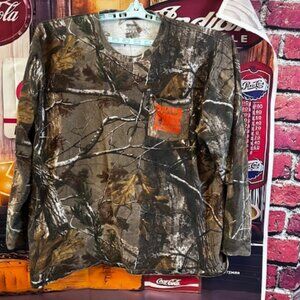 Fulton GA Fire Rescue Long Sleeve Camo T Shirt Size 3XL